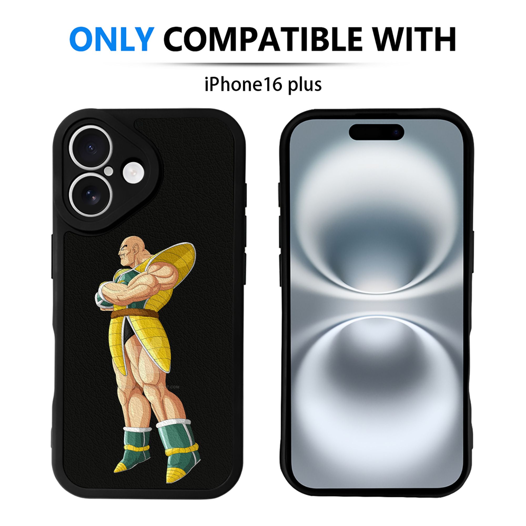 （画像用） ドラゴンボール DRAGON BALL 【iPhone 16シリーズ対応】シリコンスマホケース（レザー調） 材質：シリコン
